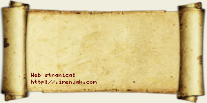 Ana Živanović vizit kartica